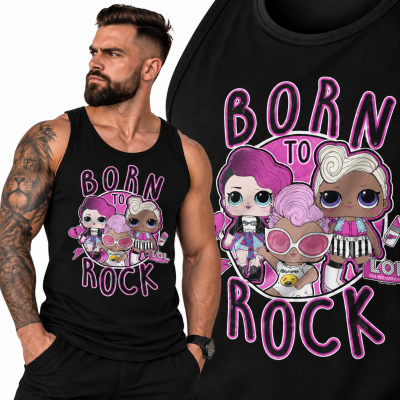 TANK TOP HORROR  LOL SURPRISE BORN TO ROCK